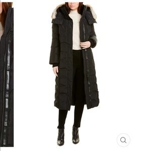 Mackage Jada Leather-Trim Coat